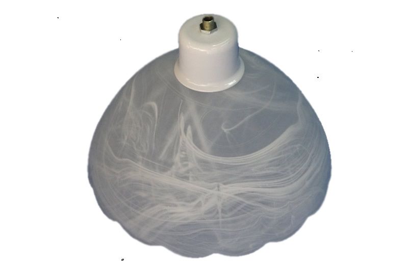 Campana de cristal Murano Blanco